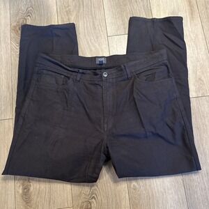 JOE Joseph Abboud Men's Brown Casual Chino Pants 40x30 Cotton